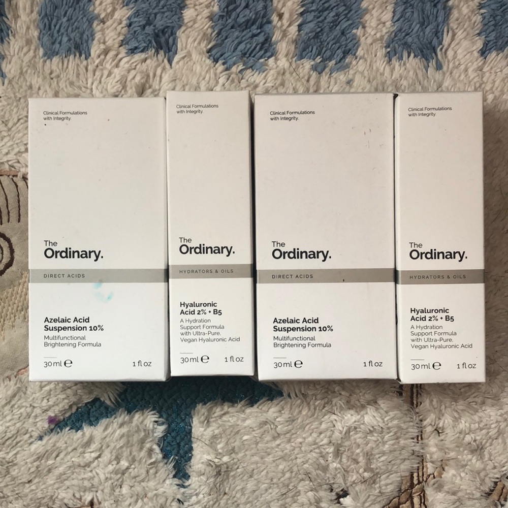 The ordinary skin care products